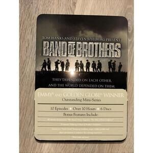 Band Of Brothers: HBO Mini Series 6-Disc DVD Tin Box Set. Brand New